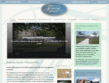Tablet Screenshot of finessemarquees.co.uk